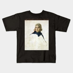 Jacques-Louis David - Portrait of General Bonaparte Kids T-Shirt